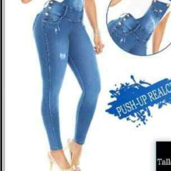 ❤️ Pitbull Authentic Colombian Butt Lifter Overall Jeans. - Picture 3 of 10